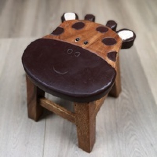 Kids Wooden Stool Giraffe